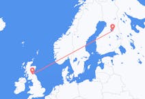 出发地 芬兰卡亚尼前往苏格兰的爱丁堡的航班