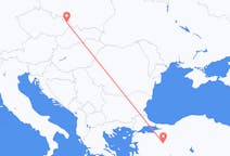 Flüge von Ostrava, Tschechien nach Kütahya, die Türkei