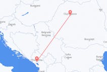 Flights from Podgorica, Montenegro to Cluj-Napoca, Romania