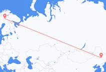 Flyreiser fra Harbin, til Kolari
