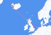 Flyrejser fra Reykjavík, Island til Amsterdam, Holland