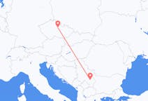 Vols de Pardubice, Tchéquie vers la ville de Niš, Serbie