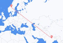 Flights from Varanasi, India to Røros, Norway