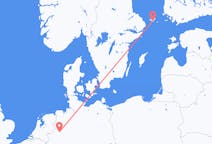 Flyg från Mariehamn, Åland till Münster, Tyskland