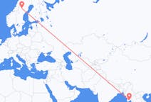 Flights from Yangon, Myanmar (Burma) to Vilhelmina, Sweden