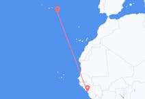 Flyg från Conakry till Santa Maria, Kap Verde