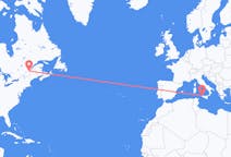 Flyreiser fra Québec, Canada til Trapani, Italia