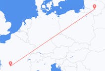 Vluchten van Kaunas, Litouwen naar Brive-la-Gaillarde, Frankrijk
