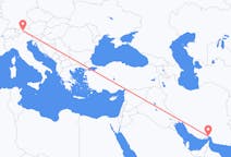 Flug frá Bandar Abbas, Íran til Innsbruck, Austurríki