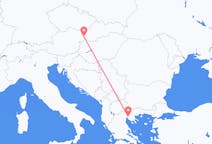 Vluchten van Thessaloniki, Griekenland naar Bratislava, Slowakije