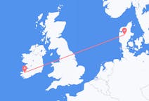 Flights from County Kerry, Ireland to Karup, Denmark