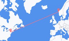 Flüge von Allentown, die Vereinigten Staaten nach Florø, Norwegen