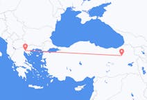 Flyg från Thessaloníki till Erzurum