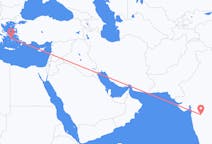 Vols depuis la ville d'Aurangābād vers la ville de Mykonos