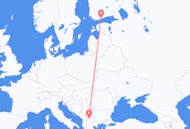 Loty z Helsinki do Skopje