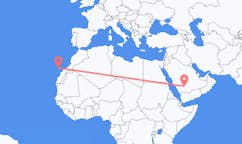 Flights from Wadi ad-Dawasir, Saudi Arabia to Las Palmas, Spain