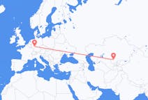 Flyreiser fra Turkistan, til Frankfurt