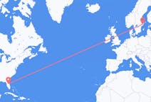 从奥兰多飞往斯德哥尔摩的航班