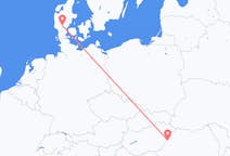 Flights from Billund, Denmark to Oradea, Romania