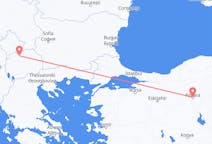 Lennot Skopjesta Ankaraan