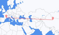 เที่ยวบิน จาก Dunhuang, จีน ไปยัง Aspiran, ฝรั่งเศส
