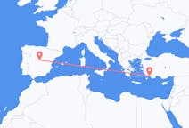 Flights from Dalaman in Turkey to Madrid in Spain