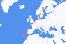 Flights from Vila Baleira, Portugal to Sundsvall, Sweden