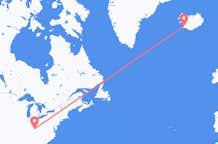 Flyreiser fra Lexington, USA til Reykjavík, Island