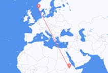 出发地 埃塞俄比亚出发地 巴赫達爾目的地 挪威斯塔万格的航班