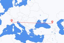 Flyrejser fra Mineralnye Vody, Rusland til Torino, Italien