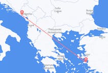Flyreiser fra Tivat, Montenegro til Samos, Hellas