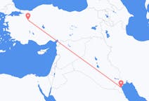 Vluchten van Koeweit naar Eskişehir