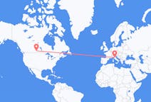 Flyreiser fra Regina, Canada til Firenze, Italia