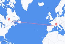Flights from Chibougamau, Canada to Nice, France