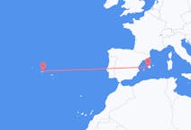 Flights from São Jorge Island, Portugal to Palma de Mallorca, Spain