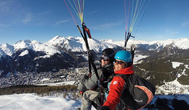 Davos Absolutely Free Flying Paragliding Tandem Flight 1'000 Meters High
