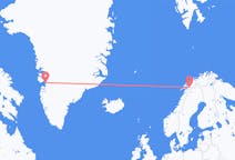Flyrejser fra Ilulissat, Grønland til Narvik, Norge