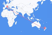 Flights from Hokitika, New Zealand to Olbia, Italy
