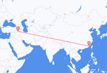 Flyreiser fra Xiamen, til Hakkâri