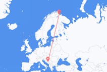 Flights from Kirkenes to Sarajevo