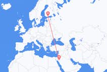 Flights from Tabuk to Helsinki