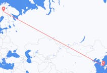 Flights from Tsushima, Japan to Kittilä, Finland