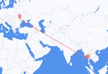 Flyreiser fra Myeik, Myanmar, Myanmar (Burma) til Iași, Romania