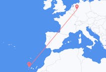 Fly fra Santa Cruz de La Palma til Dortmund