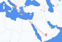 Flights from Sharurah, Saudi Arabia to Corfu, Greece
