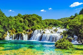 Krka Waterfalls halv dag, privat tur från Sibenik