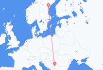 Flights from Kraljevo, Serbia to Sundsvall, Sweden