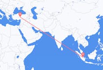 Flyrejser fra Jambi, Indonesien til Kayseri, Tyrkiet