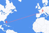 出发地 巴哈马北伊柳塞拉目的地 瑞士日内瓦的航班