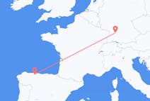 Flyrejser fra Asturien, Spanien til Stuttgart, Tyskland